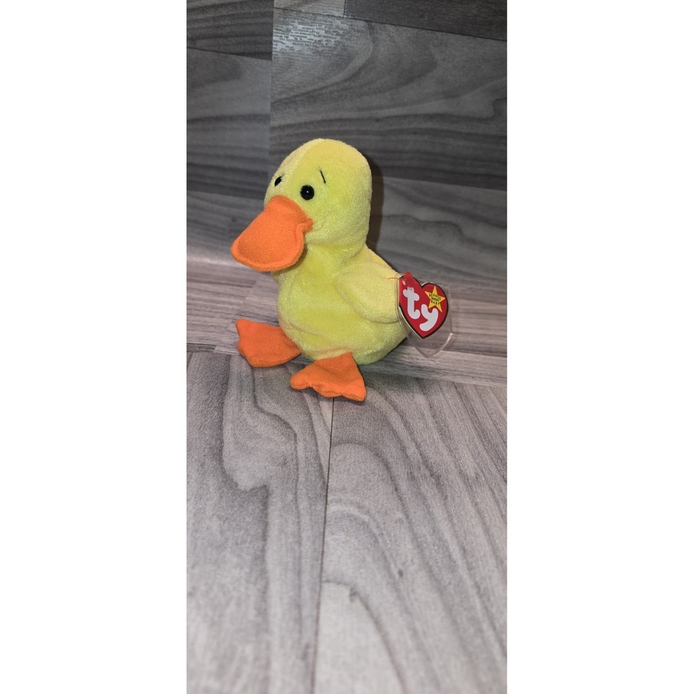 Ty Beanie Baby - QUACKERS the Duck (5.5 Inch) Stuffed Animal Toy